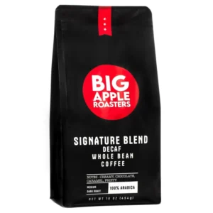 Signature blend decaf whole bean coffee